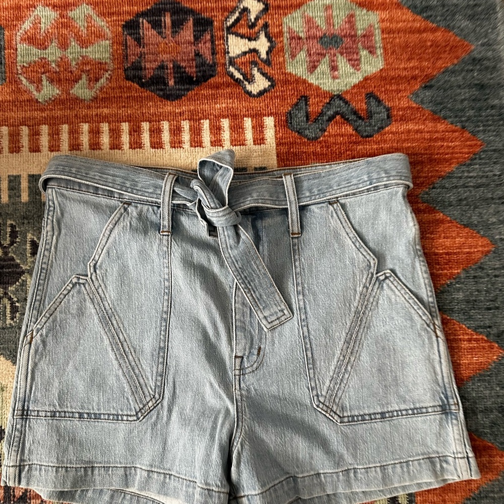 Madewell X Warm denim shorts